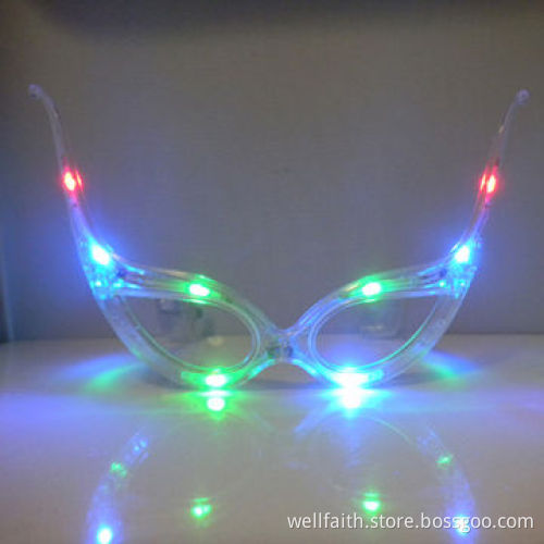 Multicolor OX horn light LED sunglasses for HalloweenNew